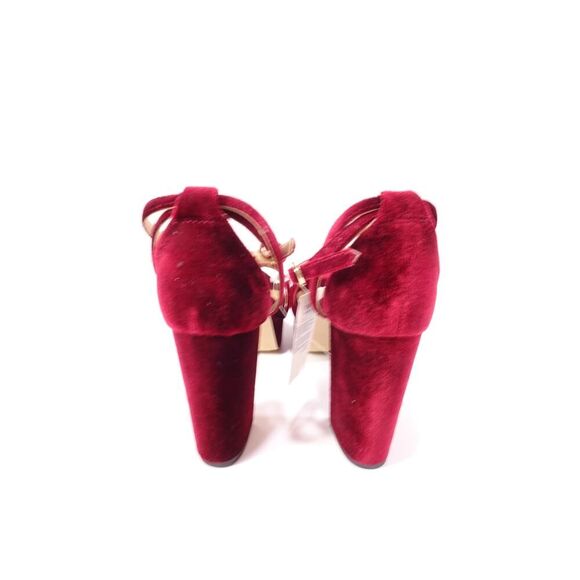 Banana Republic Women's Velvet Platform Dress Heel Pumps Sz 6 NWT 175 IRRG - Picture 12 of 16